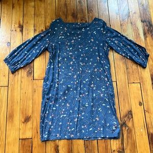 Gap Longsleeve Floral Pattern Dress - M